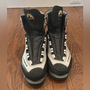 La Sportiva Black and Gray Climbing Boots